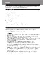 Preview for 121 page of Philips CompactCare GC6500 Series User Manual