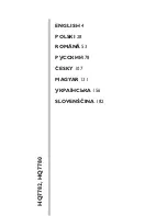 Preview for 1 page of Philips Cool Skin HQ7782 User Manual