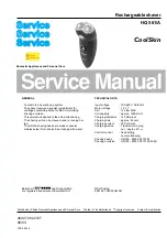 Philips CoolSkin HQ 561 Service Manual preview