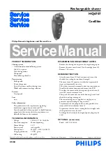 Philips CoolSkin HQ6707 Service Manual preview