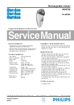 Philips CoolSkin HQ6762 Service Manual preview