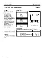 Предварительный просмотр 2 страницы Philips CR6927 Datasheet