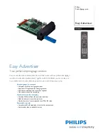 Preview for 1 page of Philips CRD01 Brochure