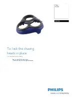 Предварительный просмотр 1 страницы Philips CRP145 Brochure