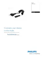 Предварительный просмотр 1 страницы Philips CRP300 Brochure