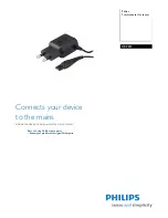 Предварительный просмотр 1 страницы Philips CRP312 Brochure