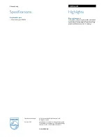 Предварительный просмотр 2 страницы Philips CRP364 Brochure