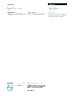 Предварительный просмотр 2 страницы Philips CRP380 Brochure