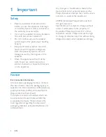 Preview for 4 page of Philips CSP550 User Manual