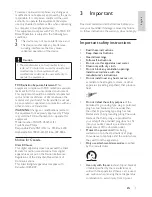 Предварительный просмотр 4 страницы Philips CSS2123 User Manual