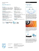 Preview for 2 page of Philips CSS2123B Specifications