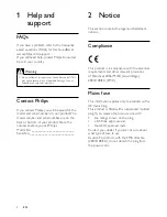 Предварительный просмотр 4 страницы Philips CSS9211/12 User Manual