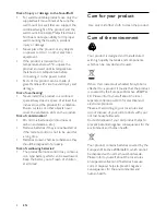 Предварительный просмотр 6 страницы Philips CSS9211/12 User Manual