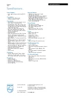 Preview for 3 page of Philips CT9A9VWHT Specifications