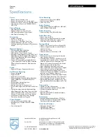 Preview for 3 page of Philips CT9A9WBLK Specifications