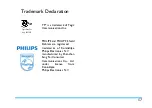 Preview for 58 page of Philips CTE100RED/00 User Manual