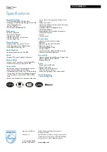 Preview for 2 page of Philips CTE1500BK Specifications