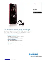 Preview for 1 page of Philips CTM600RED Specifications