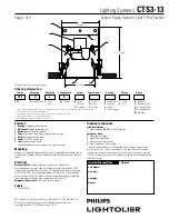 Philips CTS3-13 Specification preview