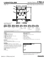 Preview for 1 page of Philips CTS3-4 Specification