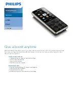 Preview for 1 page of Philips CTX1560BK Specifications