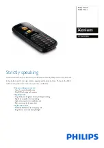 Preview for 1 page of Philips CTX2301BK Specifications