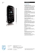 Preview for 3 page of Philips CTX800BLK Specifications