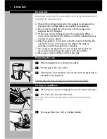 Предварительный просмотр 4 страницы Philips Cucina Cafe duo HD7140 User Instructions