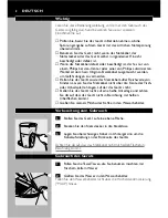 Предварительный просмотр 8 страницы Philips Cucina Cafe duo HD7140 User Instructions