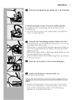 Предварительный просмотр 9 страницы Philips Cucina Cafe duo HD7140 User Instructions