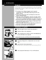 Предварительный просмотр 16 страницы Philips Cucina Cafe duo HD7140 User Instructions