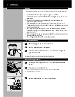 Предварительный просмотр 32 страницы Philips Cucina Cafe duo HD7140 User Instructions