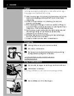 Предварительный просмотр 40 страницы Philips Cucina Cafe duo HD7140 User Instructions