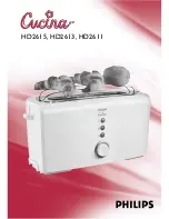 Philips Cucina HD2611 Manual preview