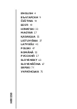 Preview for 3 page of Philips Cucina HR1350 Manual