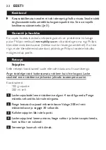 Preview for 22 page of Philips Cucina HR1350 Manual