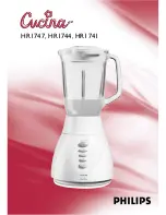 Philips Cucina HR1741 Instructions For Use Manual preview