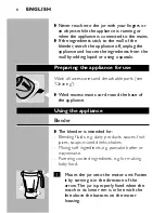 Preview for 6 page of Philips Cucina HR1751 User Manual