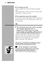 Preview for 12 page of Philips Cucina HR1751 User Manual