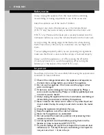 Preview for 4 page of Philips Cucina HR1754 User Manual