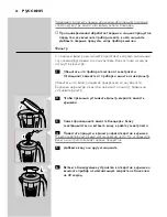 Preview for 38 page of Philips Cucina HR1754 User Manual