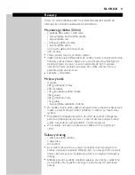 Preview for 73 page of Philips Cucina HR1754 User Manual