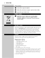 Preview for 92 page of Philips Cucina HR1754 User Manual