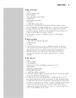 Preview for 93 page of Philips Cucina HR1754 User Manual