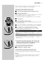 Preview for 107 page of Philips Cucina HR1754 User Manual