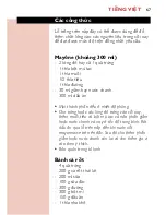 Preview for 67 page of Philips Cucina HR1791 User Manual