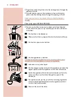 Preview for 10 page of Philips Cucina HR1842 User Manual