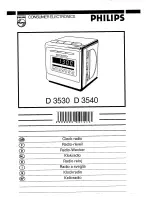 Предварительный просмотр 1 страницы Philips D 3530 User Manual