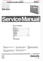 Preview for 8 page of Philips D 6650 Service Manual