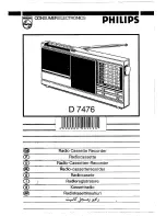 Philips D 7476 Operating Instructions предпросмотр